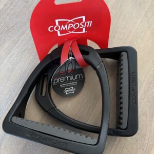 Stijgbeugels Compositi Profile Premium Zwart-Grijs